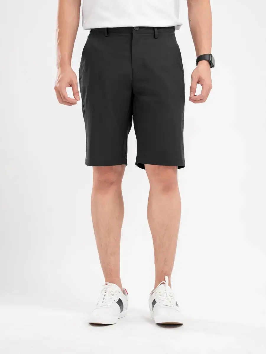 Quần Sooc Nam Phối Túi Sườn - Đen - 29