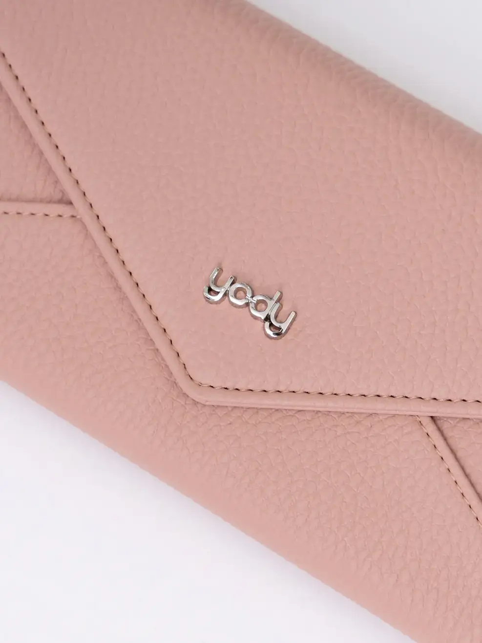 Ví nữ dài da nhân tạo crossgrain - Hồng