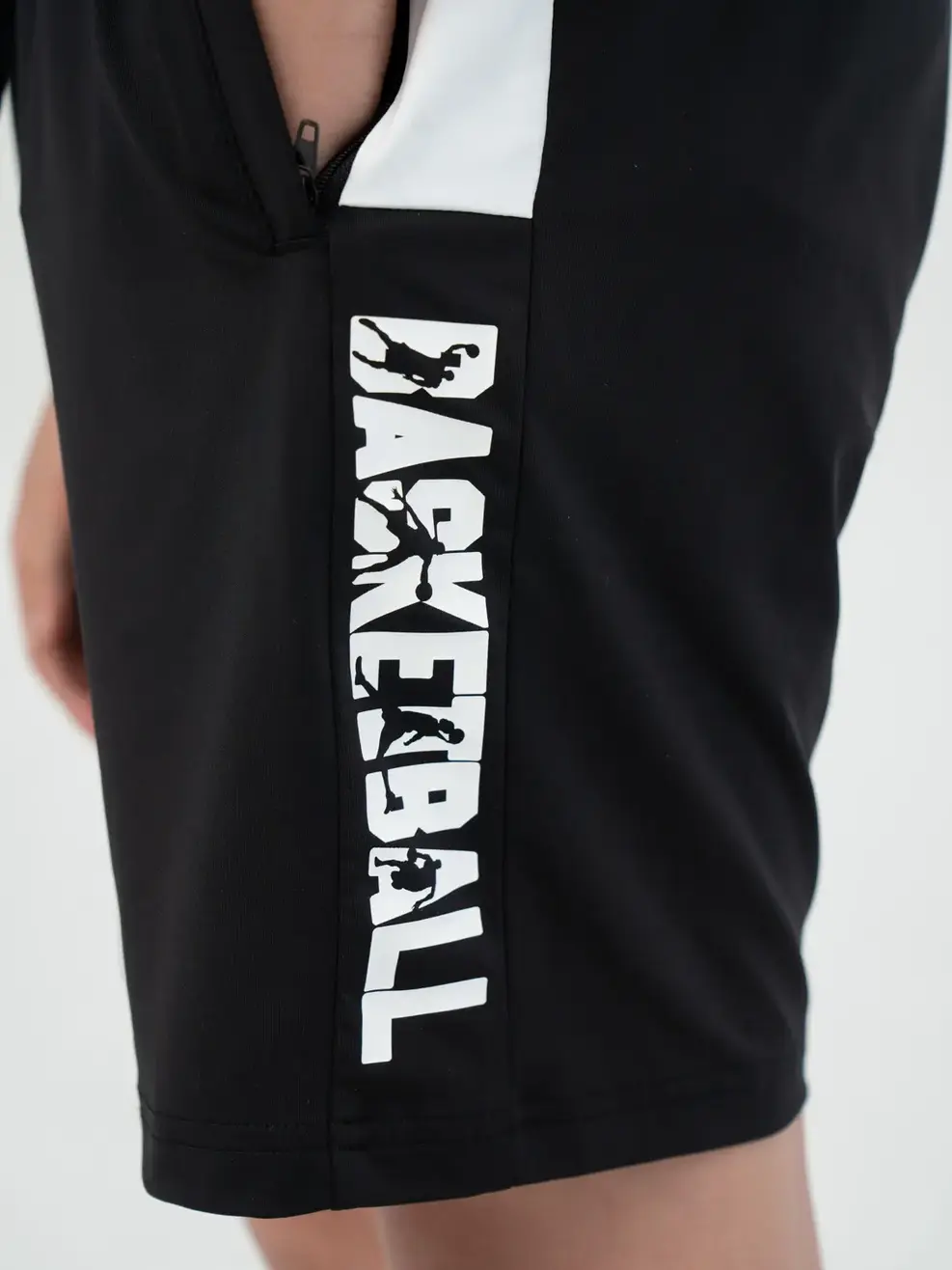 Bộ Đồ Trẻ Em In Basketball - Trắng đen - 8