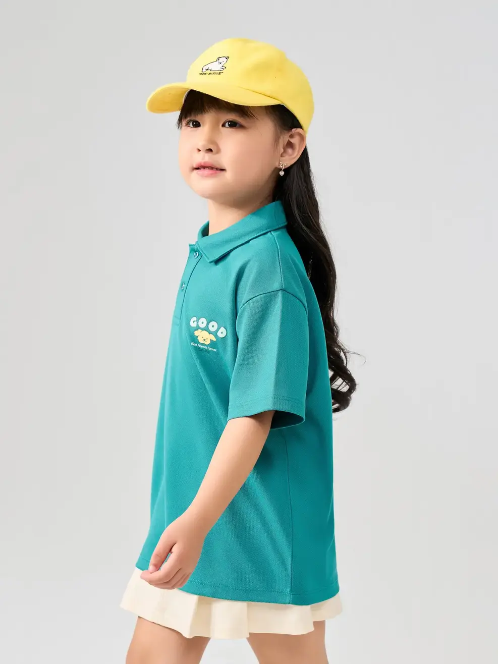 ÁO POLO TRẺ EM In Best Friend Forever - Xanh Lá - 2
