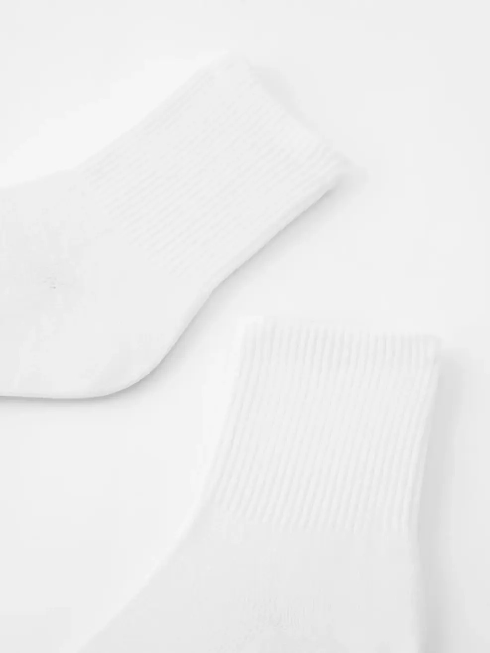 Tất Nữ Cotton Cổ Cao Dệt Hoạ Tiết Combo 2 - Trắng 001 - F