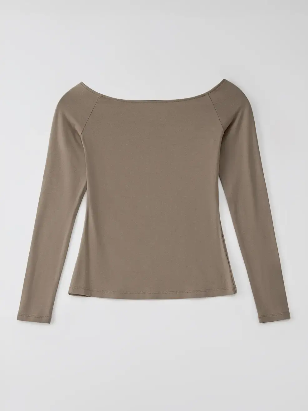 Áo Thu Đông Nữ Trễ Vai - Nâu - S