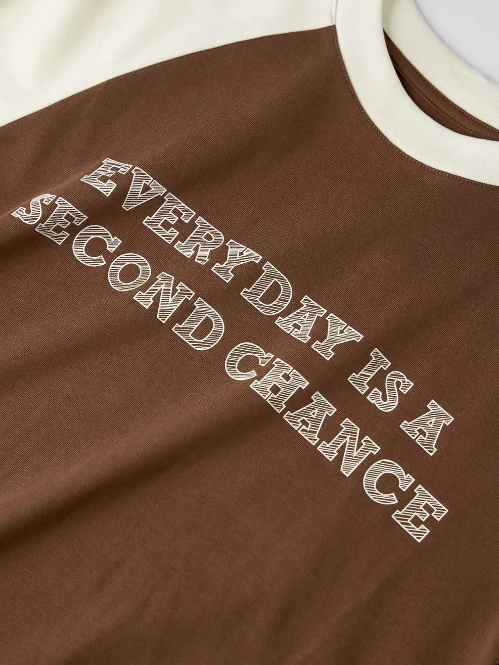 Bộ Đồ Nữ Tay Raglan - Nâu phối be 086 - S