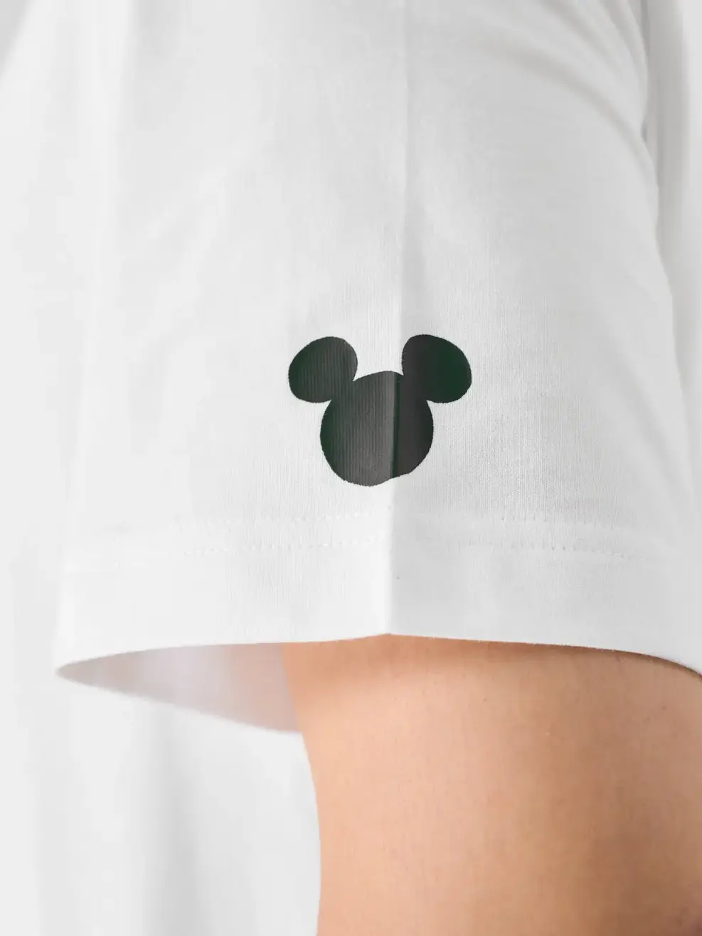 Áo Phông Nam In Mickey Mouse - Trắng - M