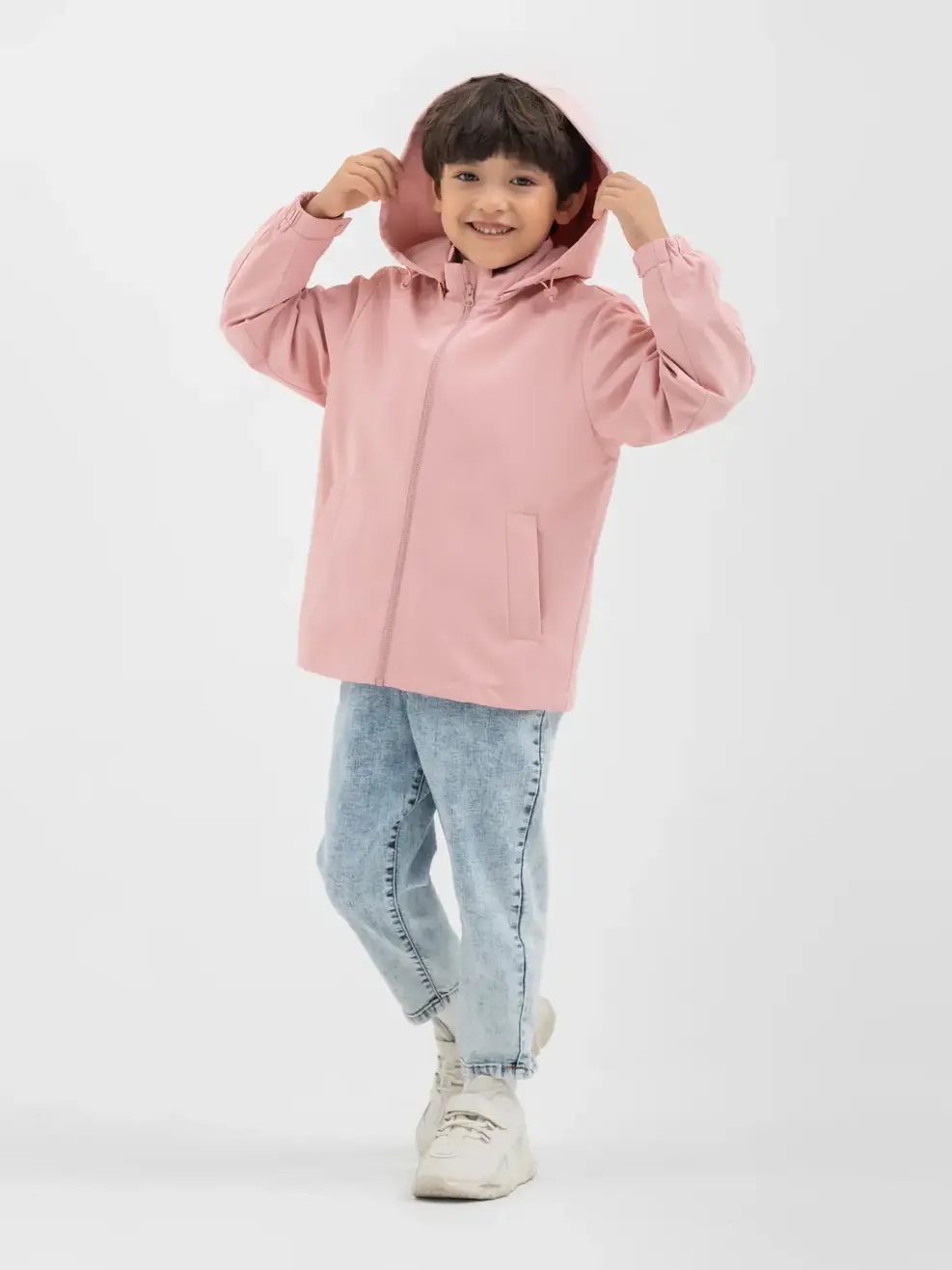 Áo Khoác Kid Nhỏ Gia Đình 3c Pro - Hồng - 2-3