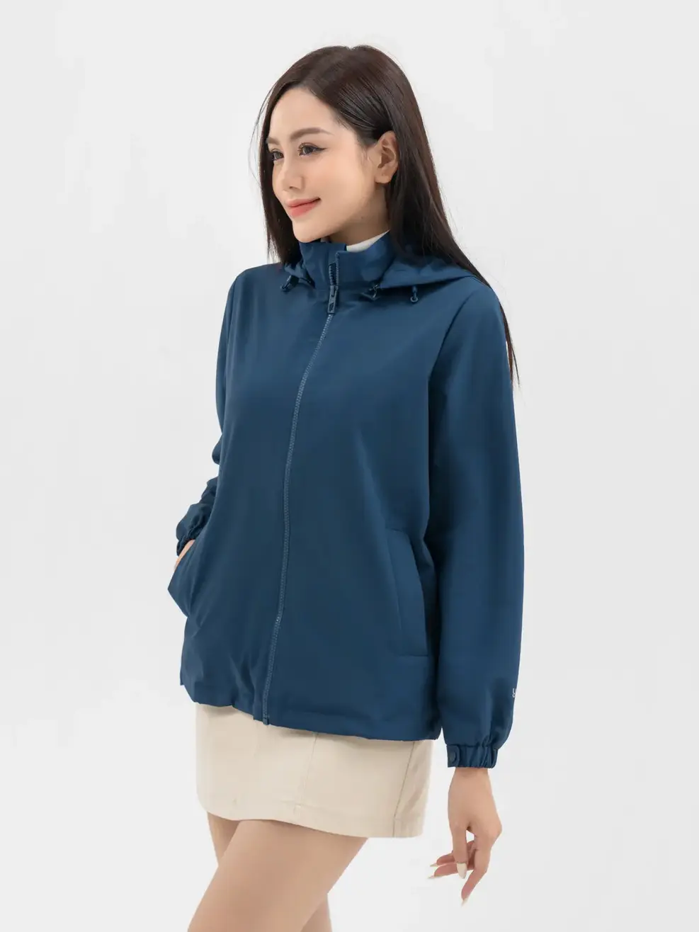 Áo Khoác Nữ Gia Đình 3c Pro - Xanh than - M