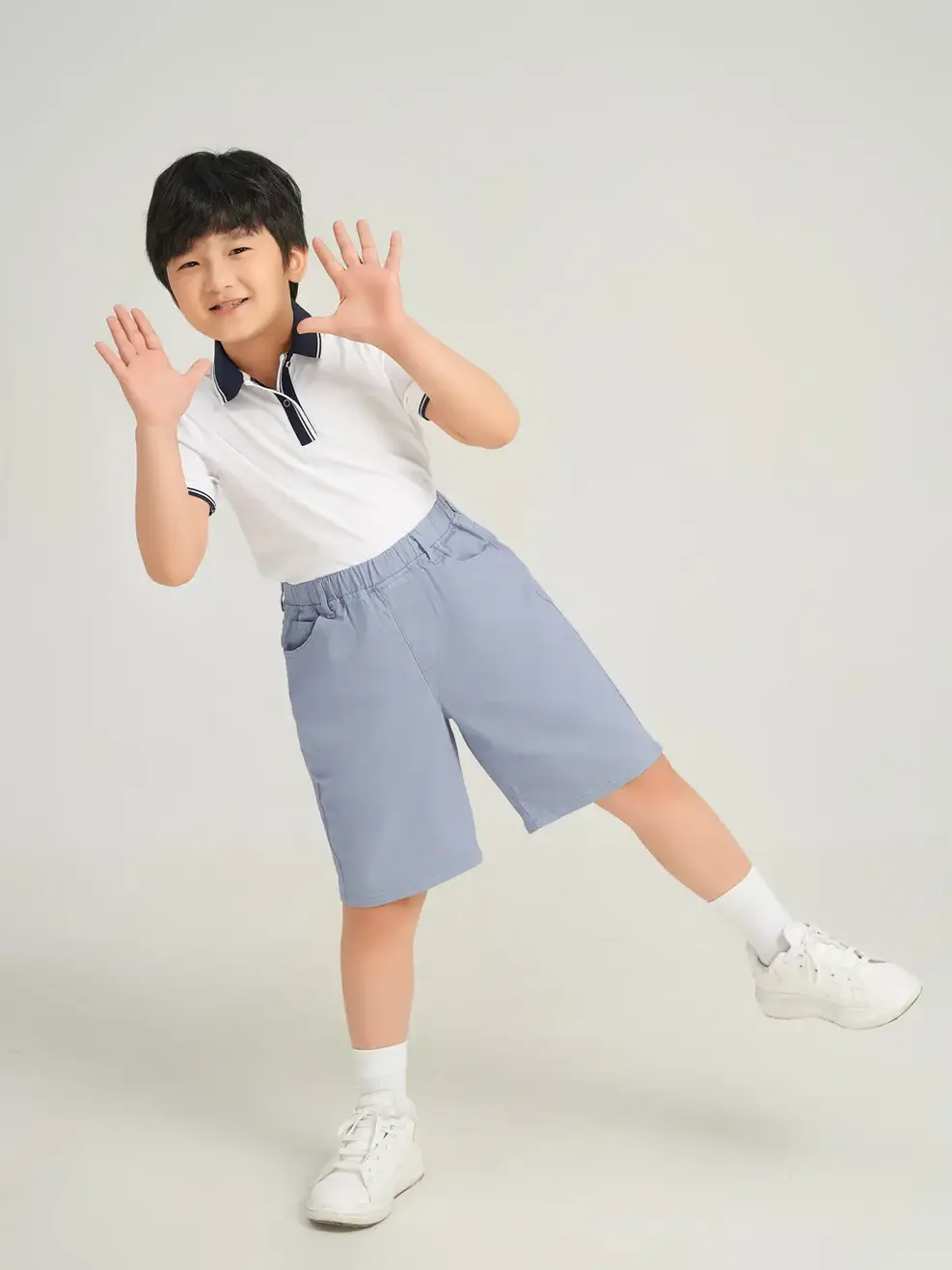 Sooc kid nam khaki 05 - Xanh lơ - 10