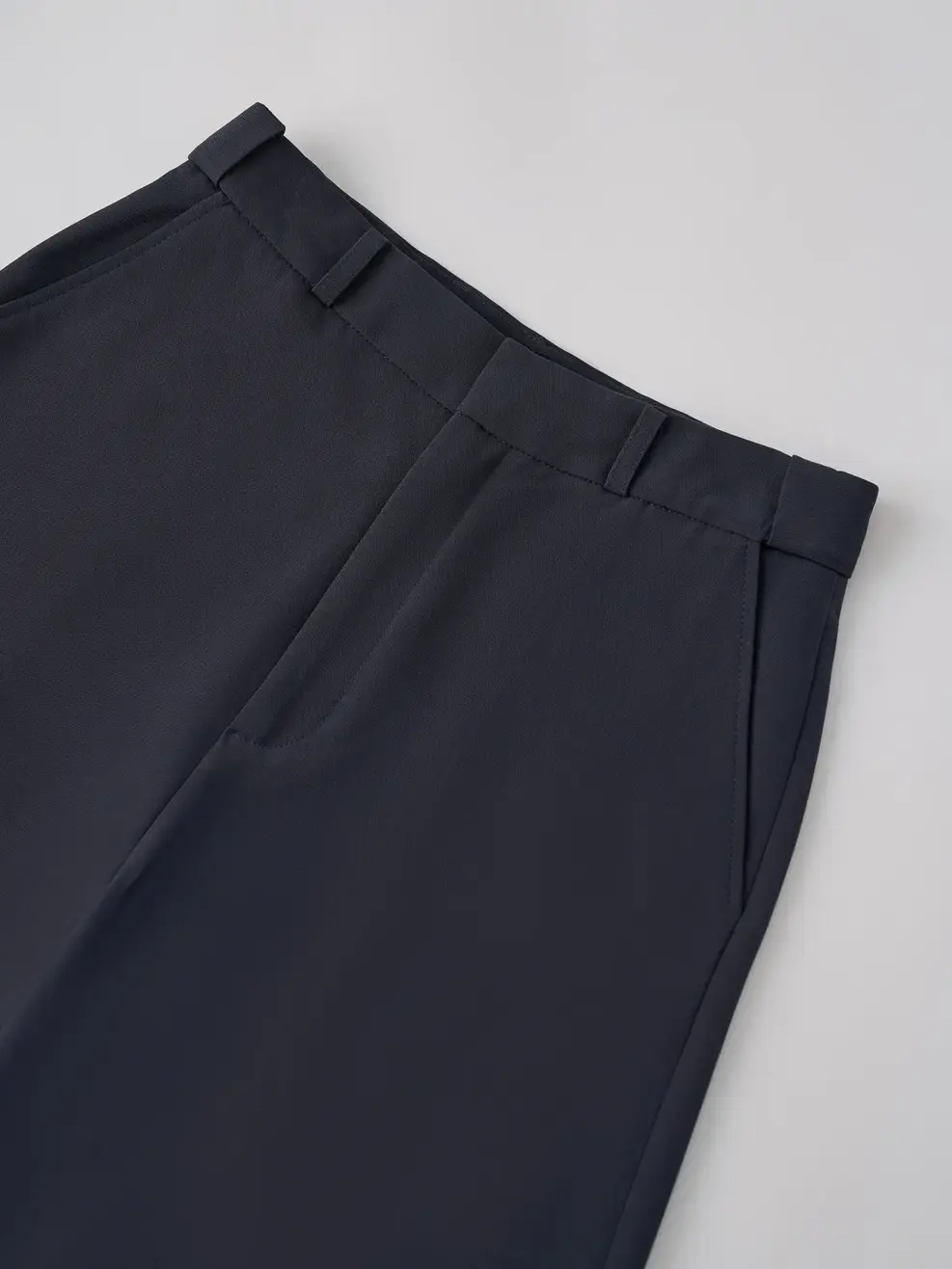 Quần wide leg essential - ĐEN 002 - S