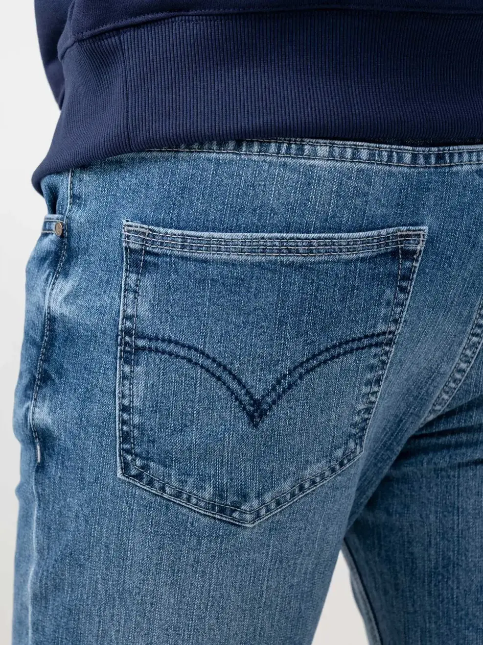 Quần Jean Nam Slim Cotton Dễ Mặc  - Xanh - 28