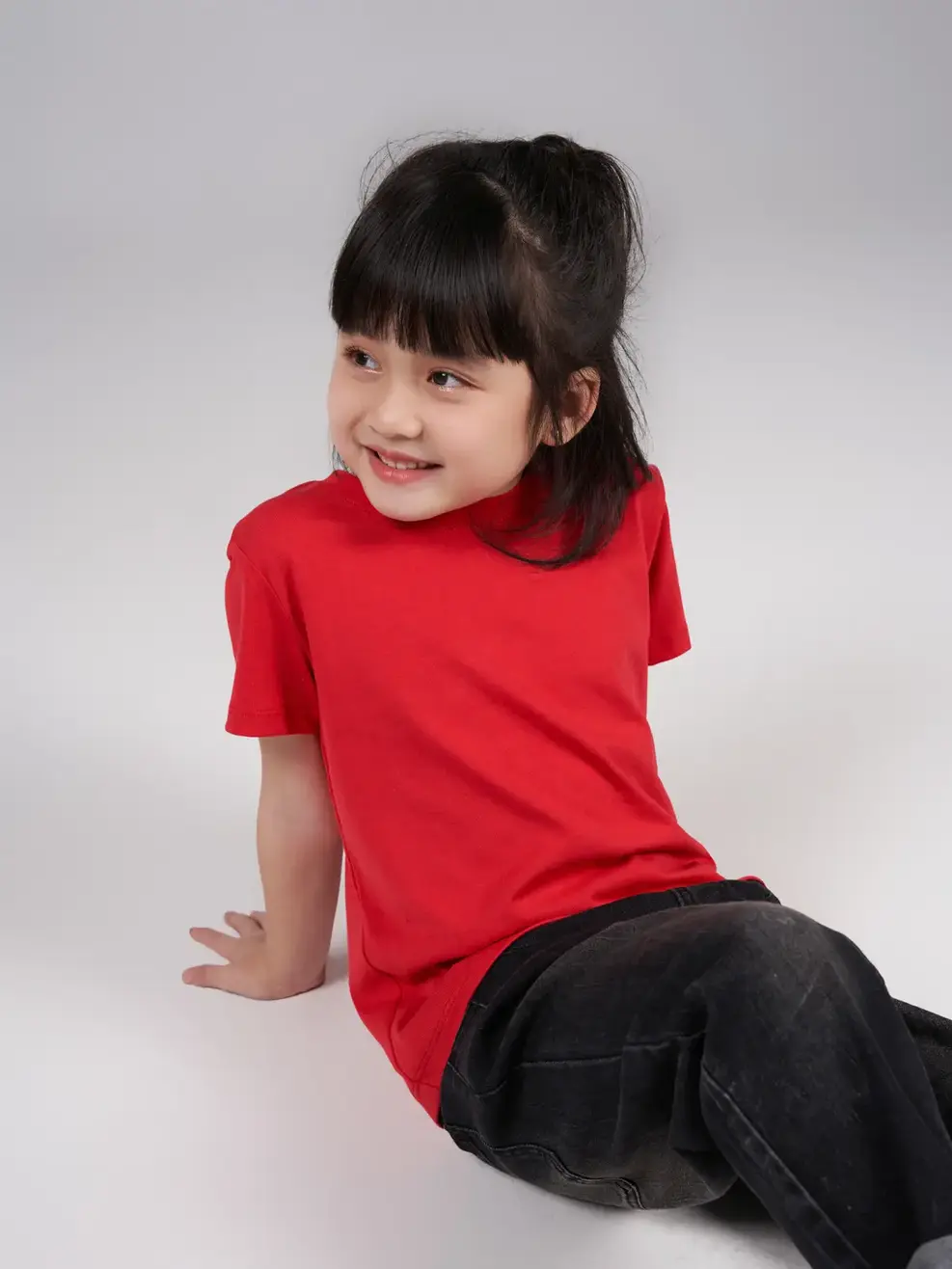 Áo kid nhỏ LOGO YODY - Đỏ - 4