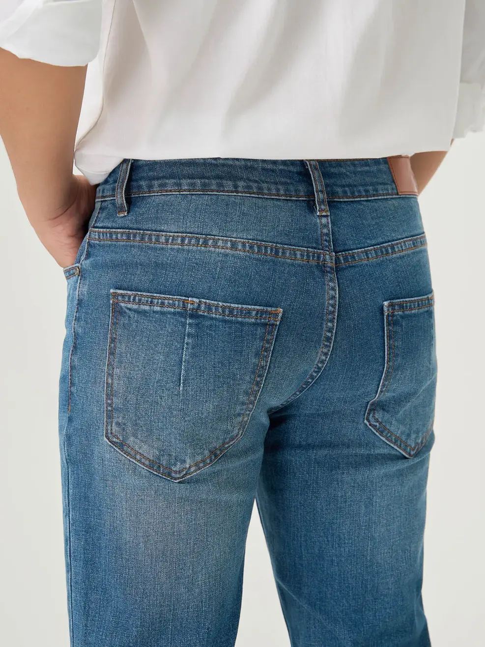 Quần Jeans Nam Ống Suông Co Giãn Thoáng Mát (QJM3071) - Màu chàm 001 - 28