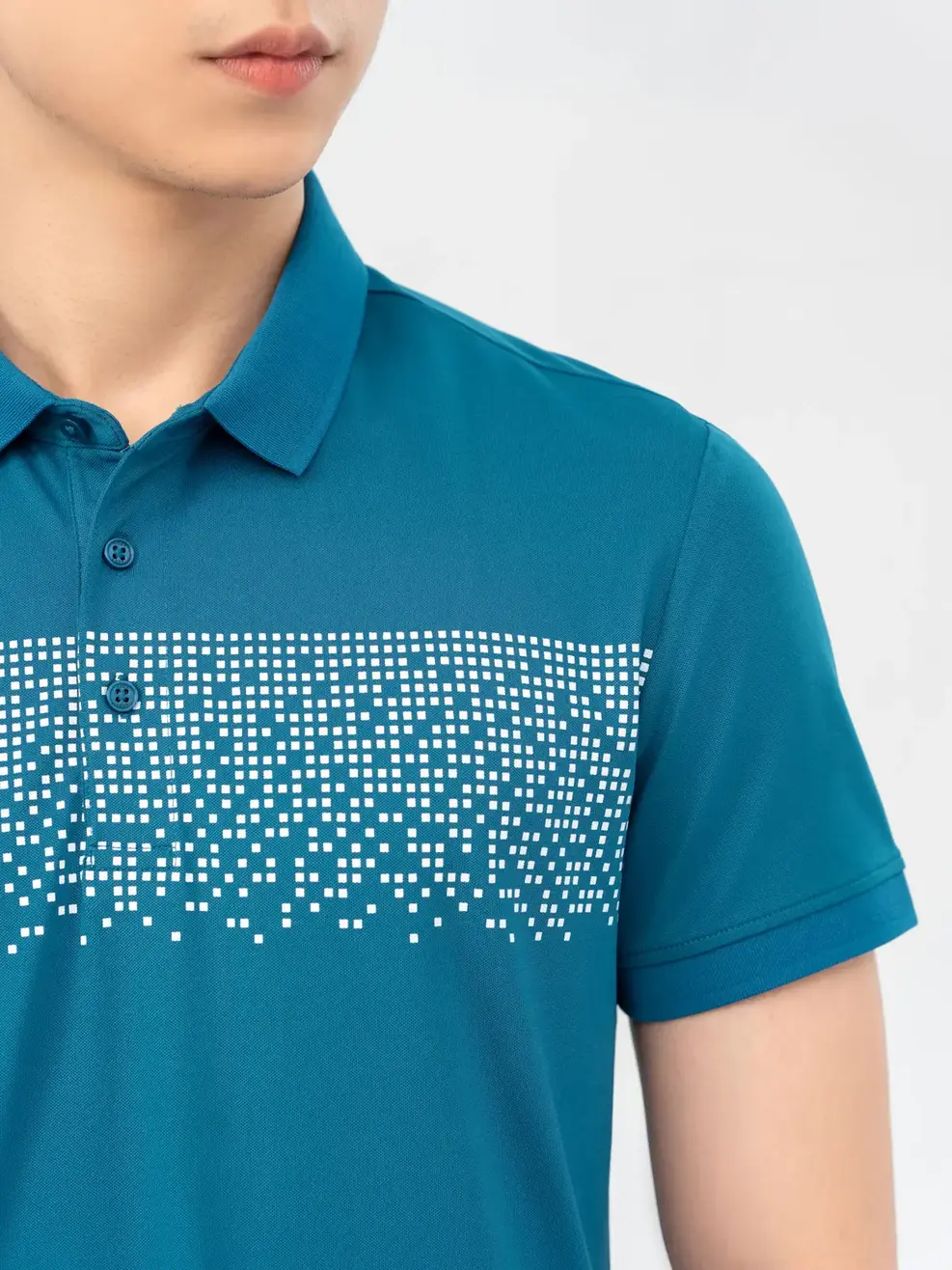 Polo Nam Yody Sport - Xanh cổ vịt - M