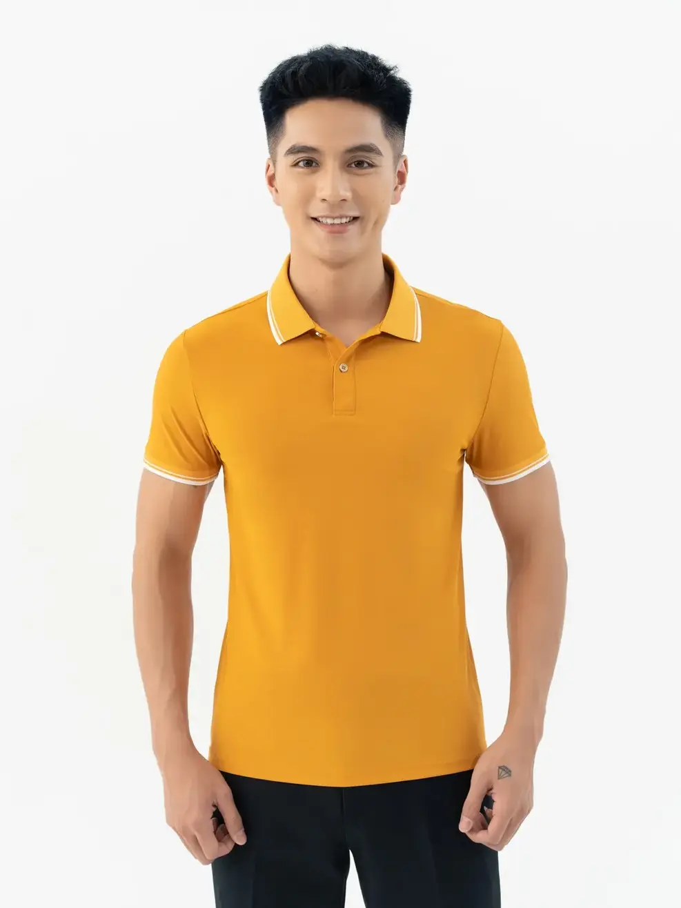 Áo Polo Nam Airycool - Vàng - 3XL