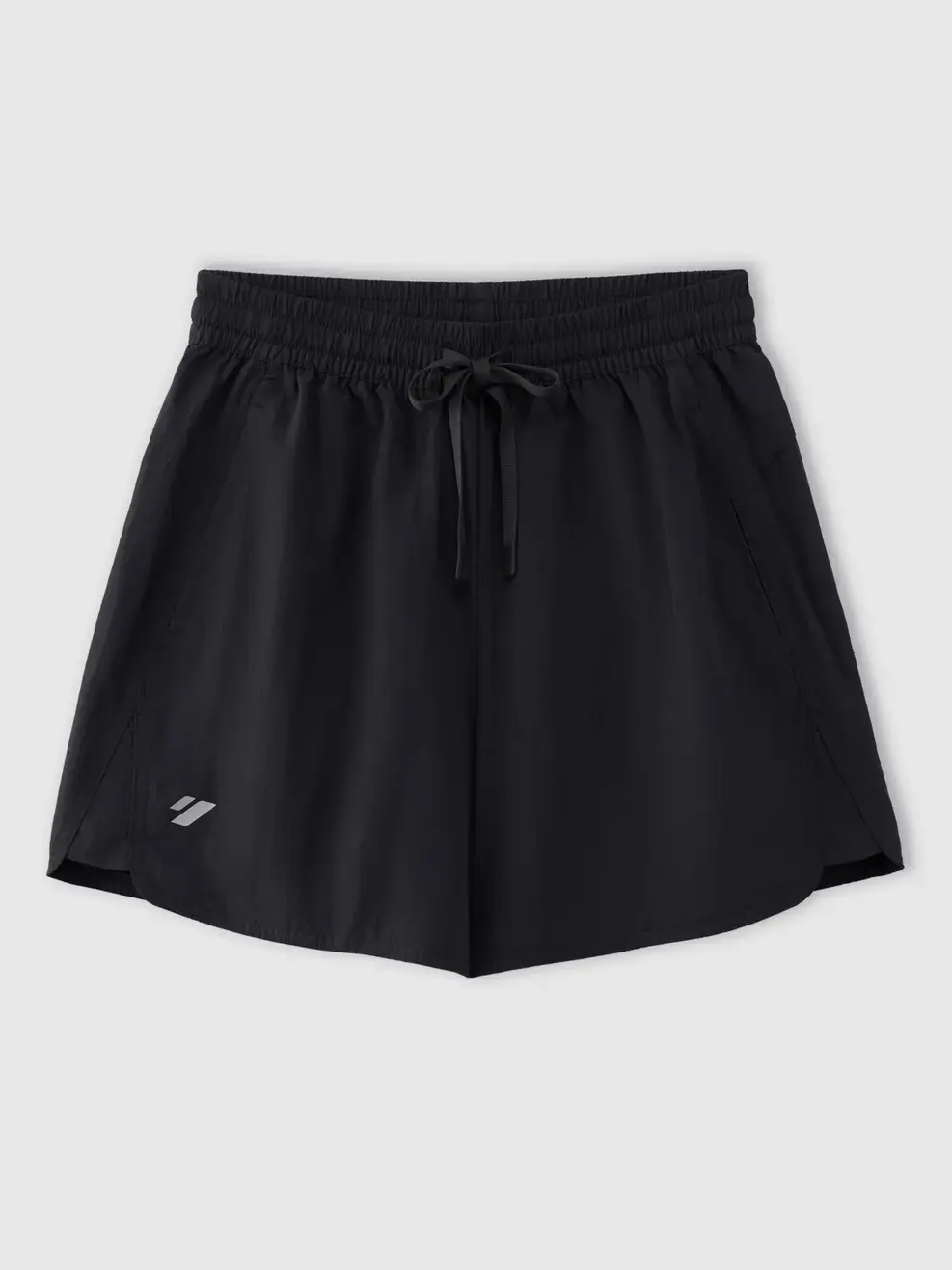 Quần Shorts Nữ thể thao lưng cao vải gió - ĐEN 002 - S