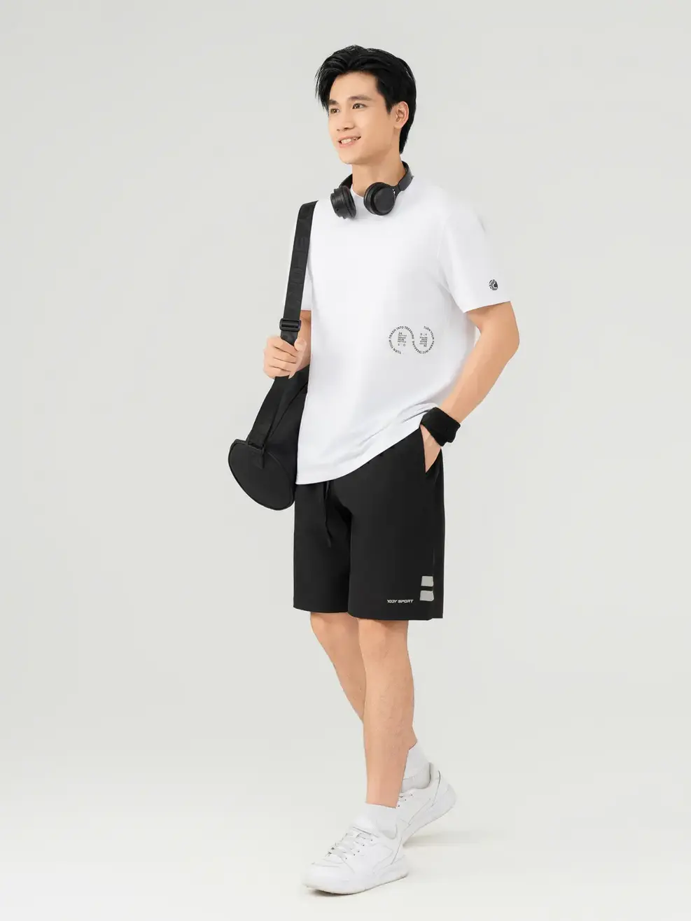 Áo Phông Nam 24H - Trắng - M