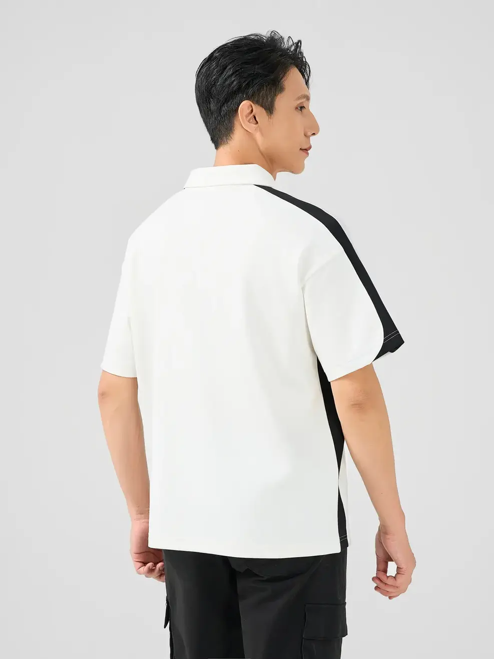 Polo Phối - Trắng - 2