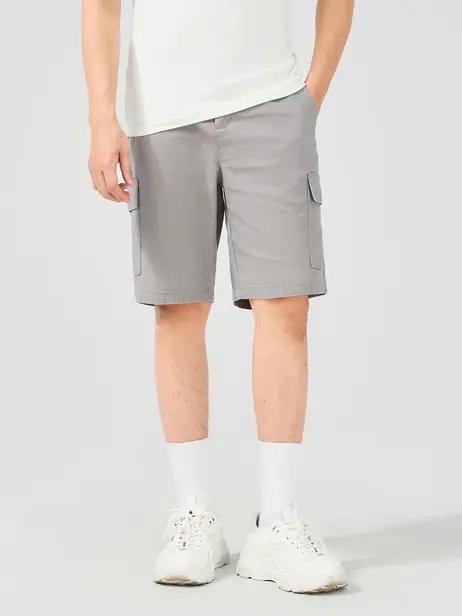 Quần Short Nam Kaki Nam Túi Hộp