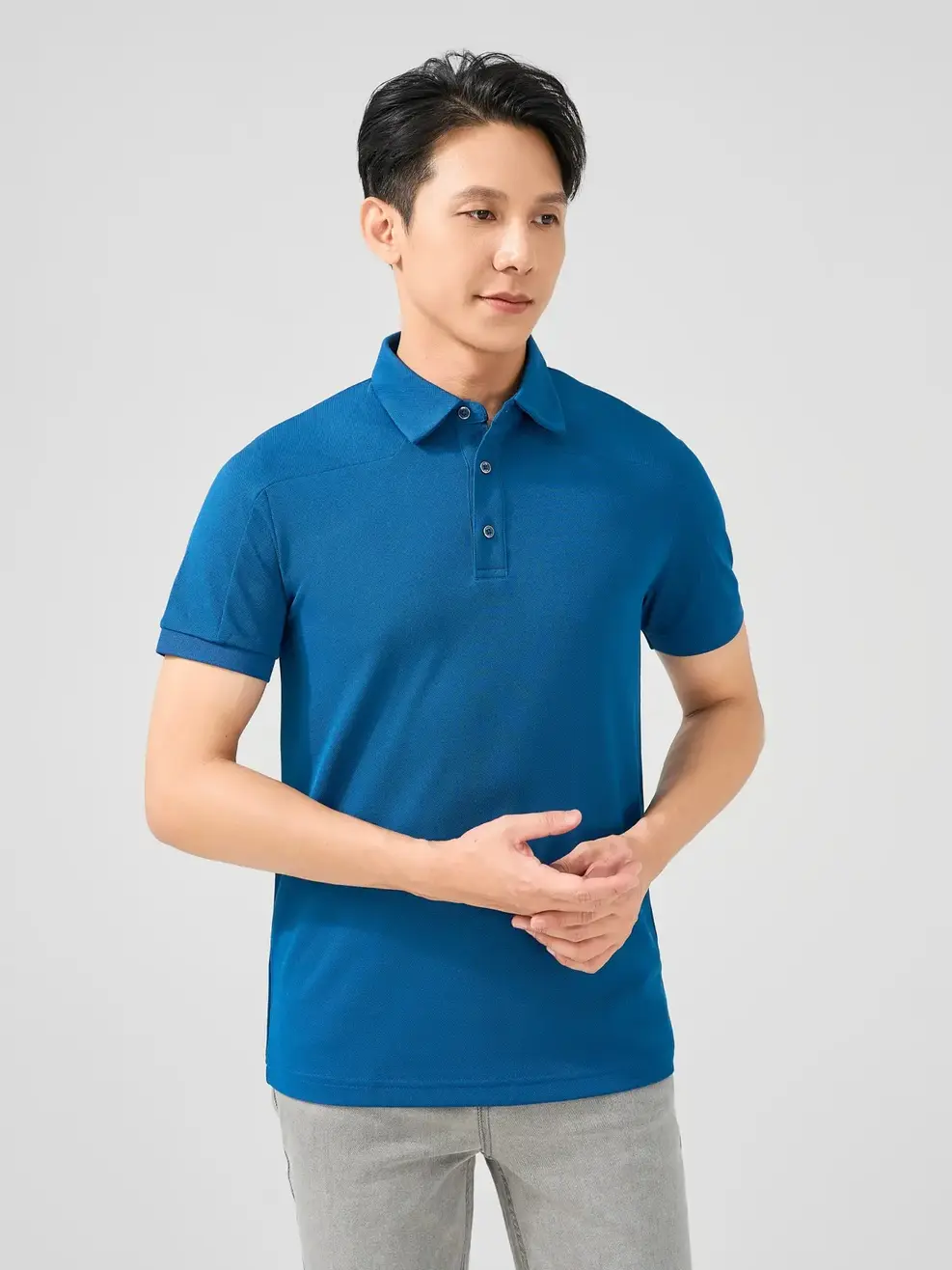 Polo Nam Bổ Thân  - Cổ Vịt. - M