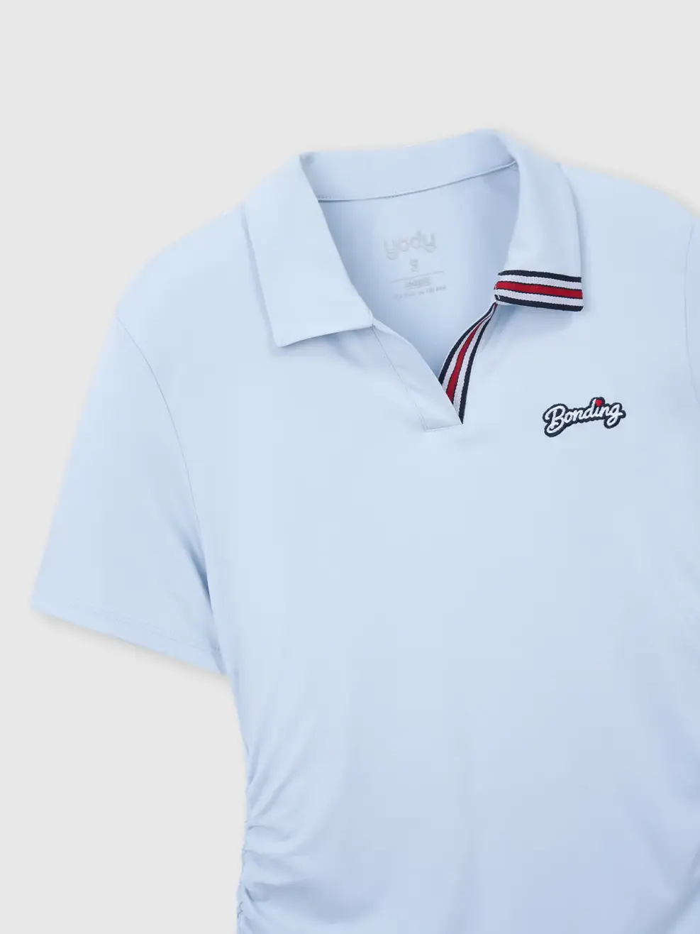 Áo Polo Nữ Dáng Ngắn Thêu Ngực - XANH 012 - S