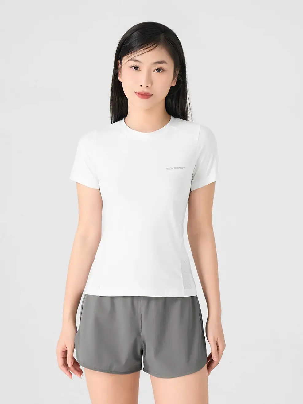 T-shirt Nữ Yody Sport - Trắng - XL