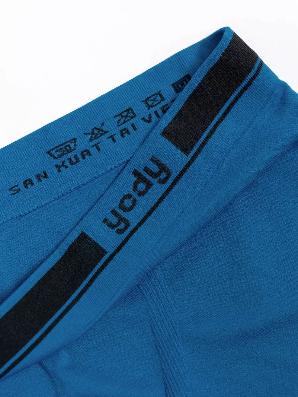 Quần lót nam boxer dệt liền mềm mại - Xanh dương - M