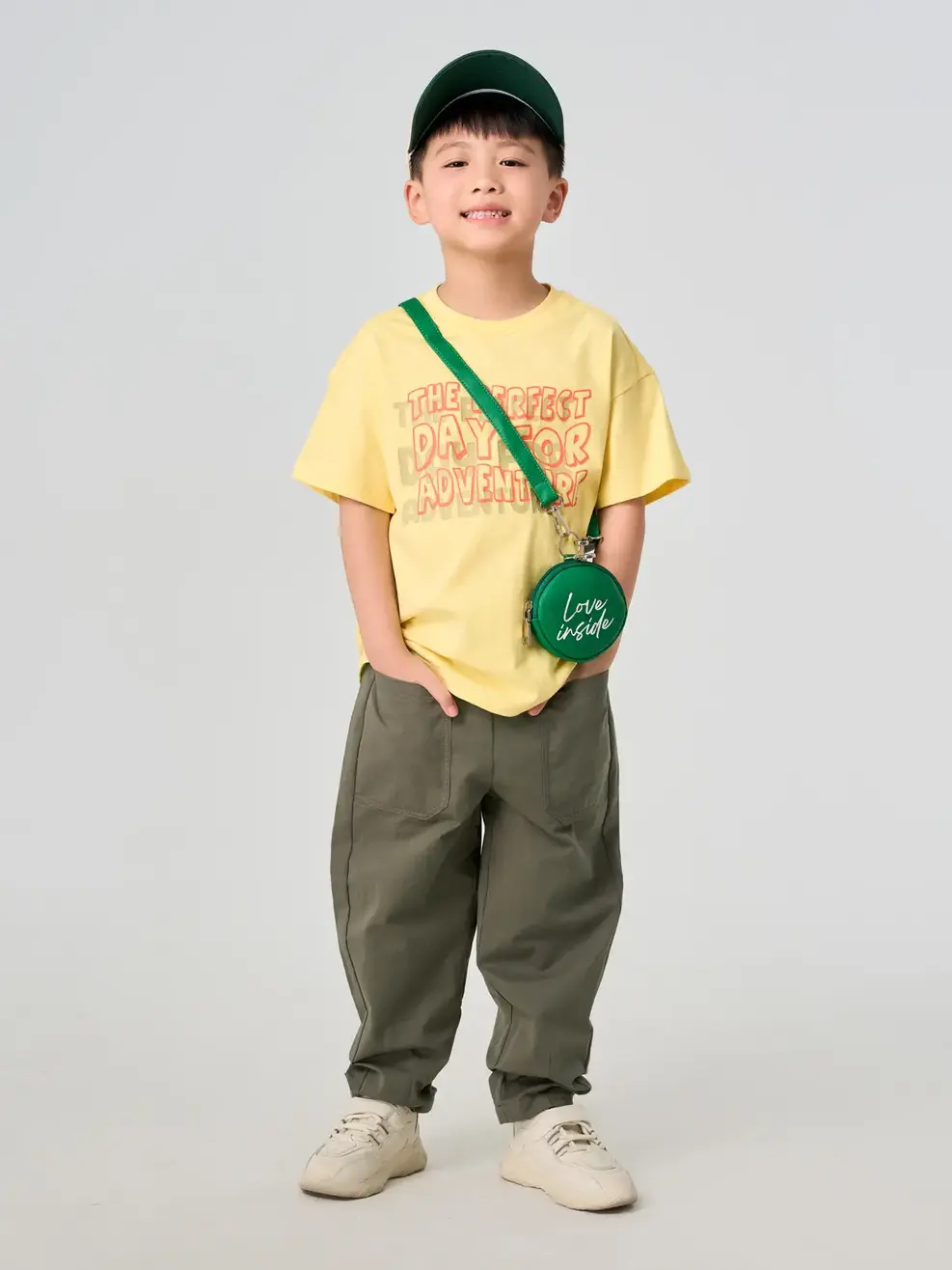 Quần Dài Túi Ốp Trước - RÊU ĐẬM - 2-3