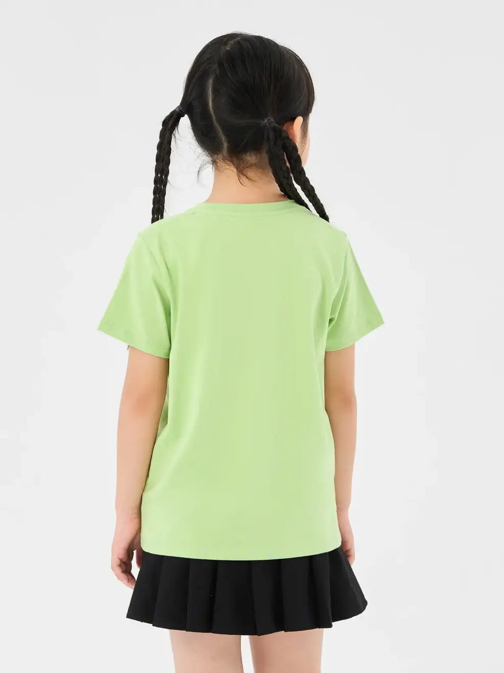 T-shirt Kid Bé Cơ Bản Cotton Usa - Xanh chuối - 2