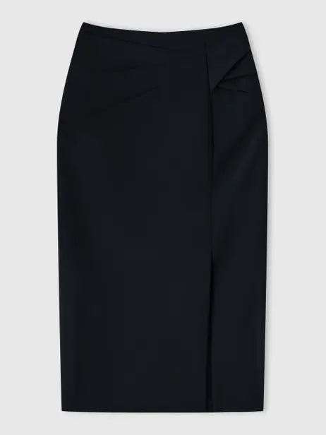 Chân Váy STRAIGHT PLEAT Rủ Đẹp Tôn Dáng