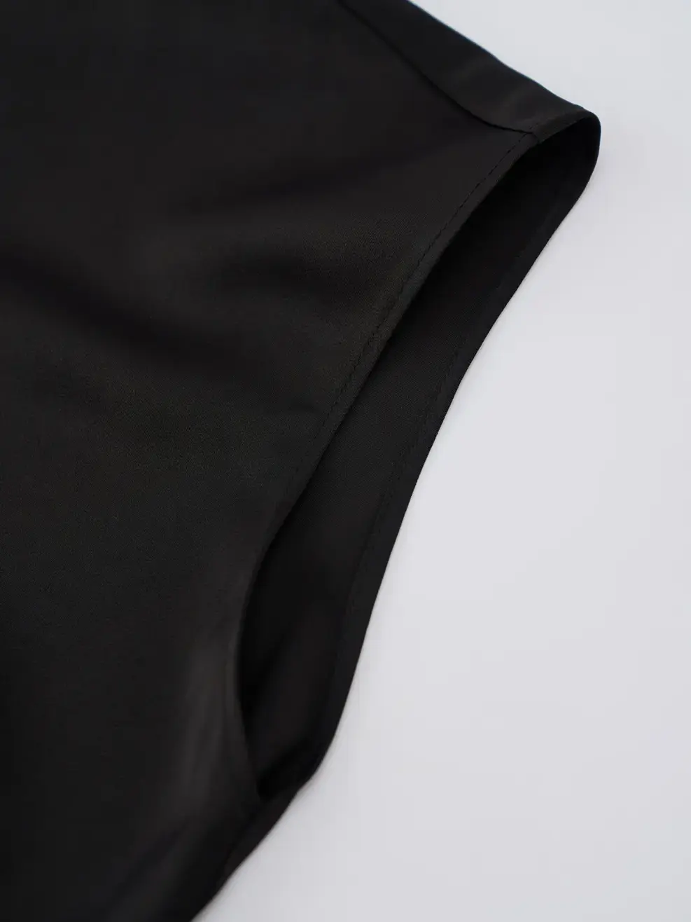 Áo Sơ-mi Ngắn Tay asymmetrical collection - Đen 001 - S