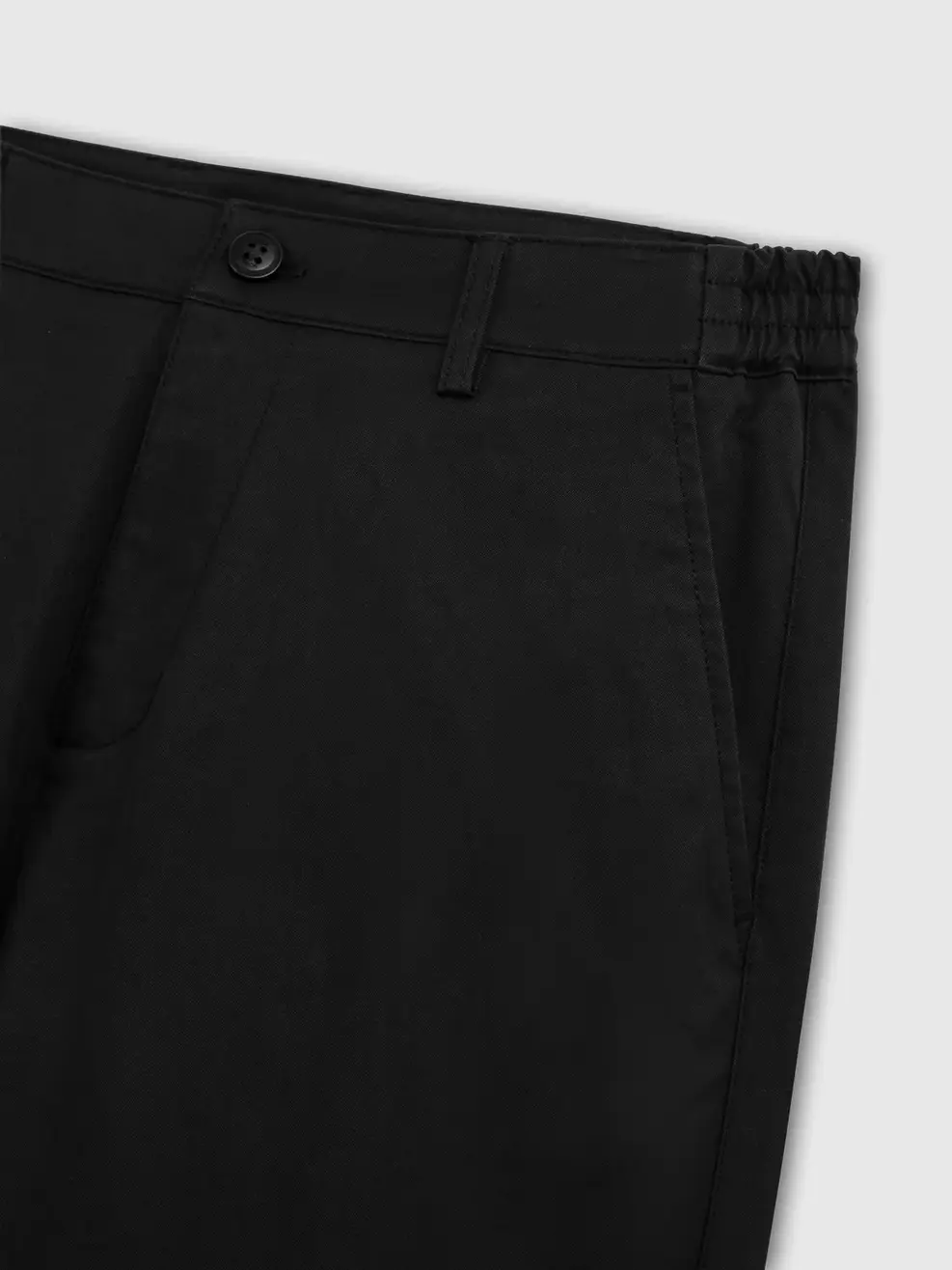 Quần Khaki nam cạp chun phom suông rộng - ĐEN 002 - 29