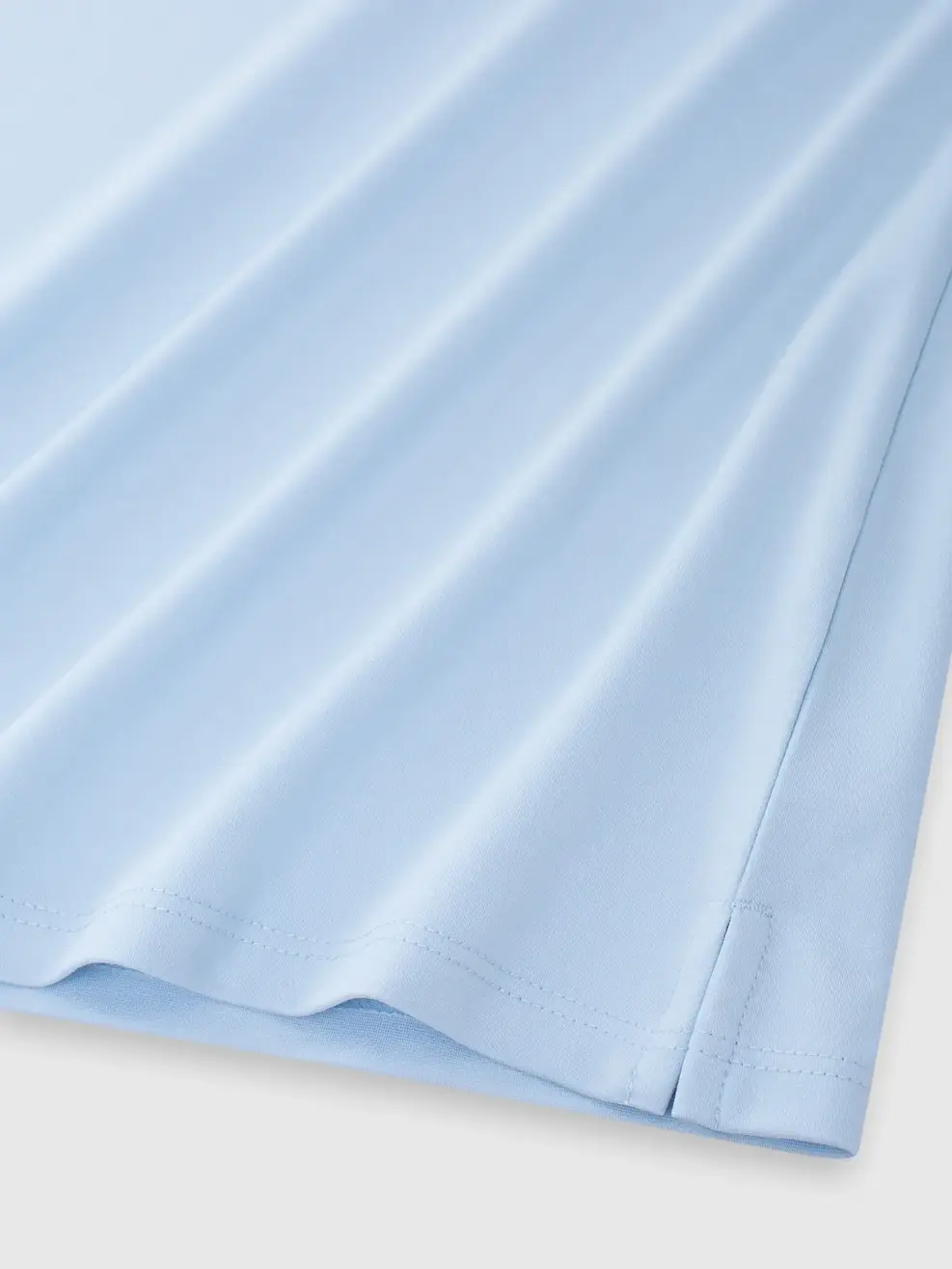 Áo Polo Nữ Cổ V Thêu Hình - Xanh Da Trời 084 - XL