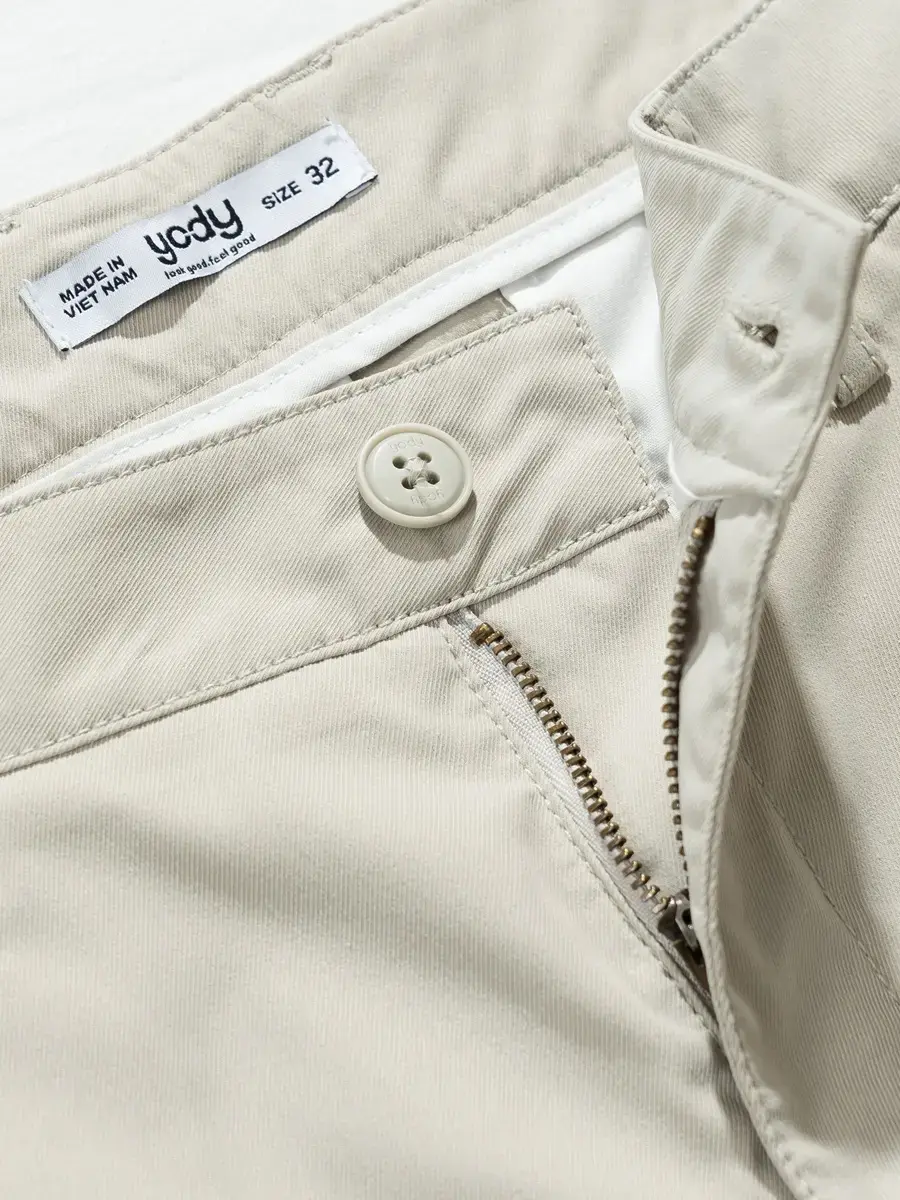 Quần Sooc Nam Phối Túi Sườn - Ghi Sáng - 34