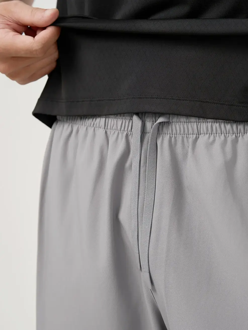 Quần Shorts Nam Yody Sport Ép Seam Túi - Xám 040 - 29