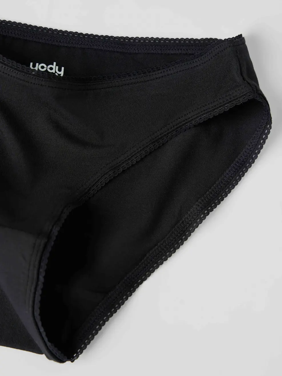 Quần Lót Nữ Cotton Modal Phối Ren Nhỏ Combo2 - ĐEN 002 - M