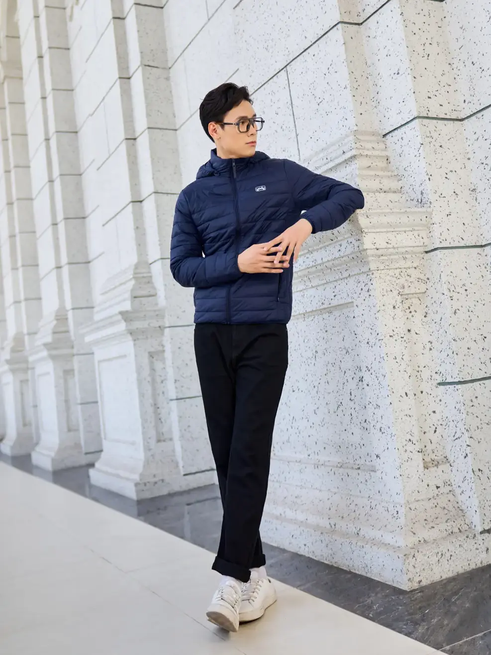 Áo phao nam Yody siêu nhẹ - Tím than - 3XL