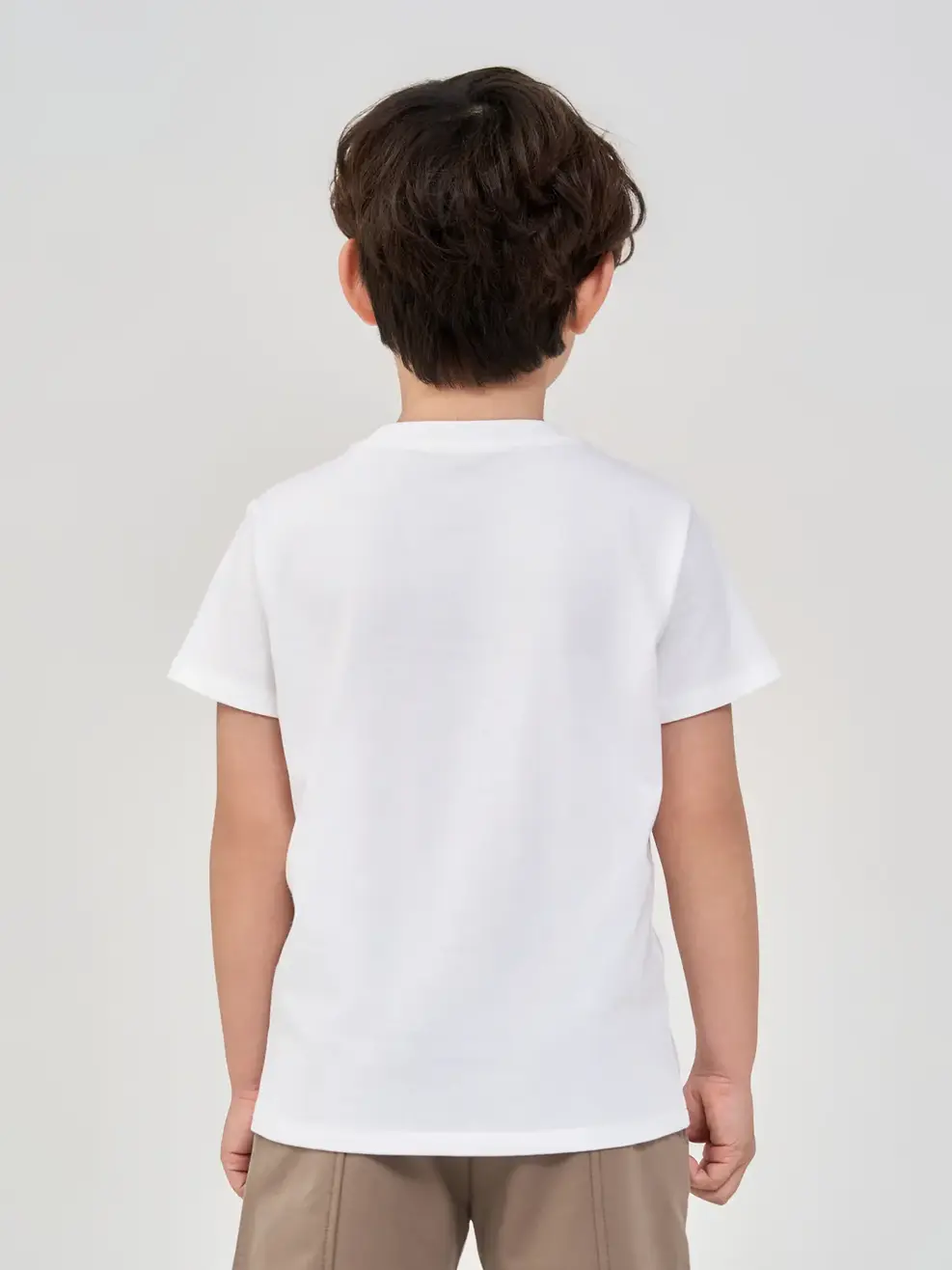 T-shirt Kid In Cá Sấu Vui Vẻ Cotton Usa - Trắng 1 - 2