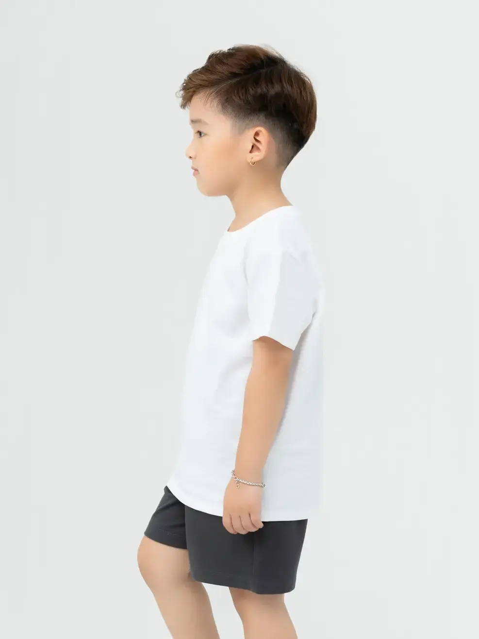 T-shirt Kid Cơ Bản 100% Cotton Bci - Trắng 1 - 2