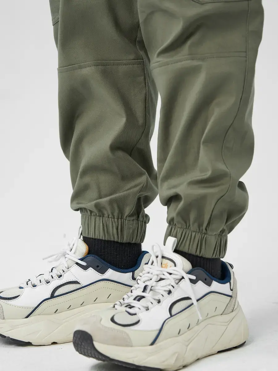 Quần Dài Trẻ Em Kaki Can Ống - Rêu - 14