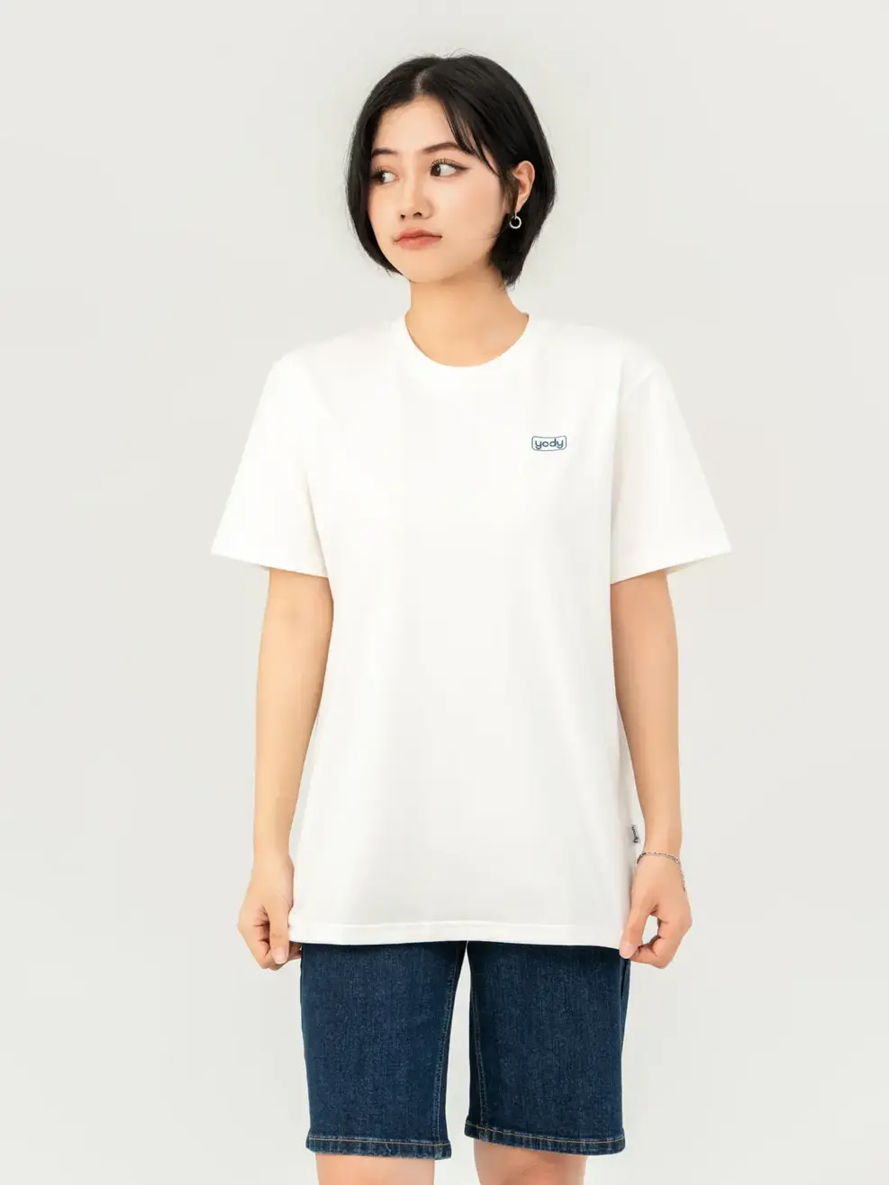 T-shirt Nữ Yody Recycle Việt Nam - Trắng 1 - S