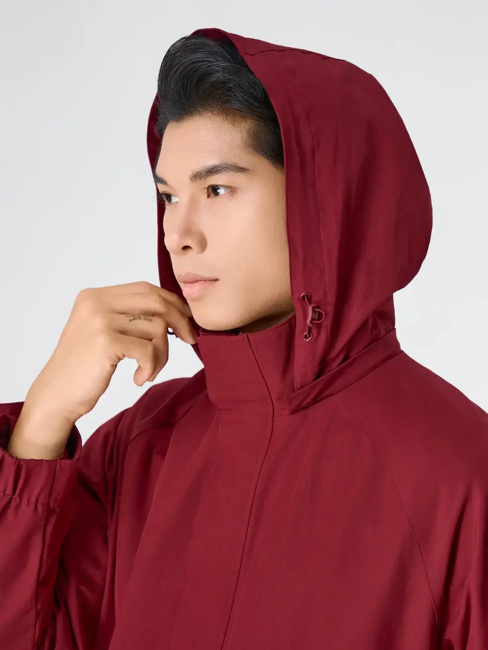 Áo Khoác Gió Nam 4c Plus Dáng Suông - ĐỎ 045 - M