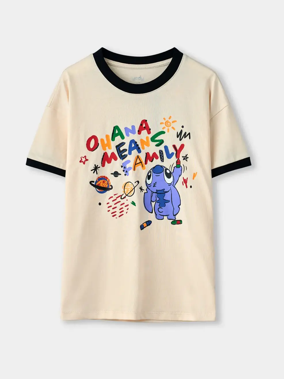 Áo Phông Stitch Ohana Means Family - Be 009 - 2-3