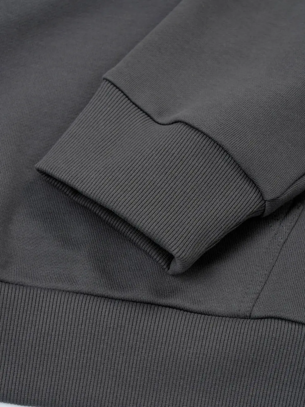 Áo Hoodie Yoguu Mũ Có Cúc Bấm - Ghi - 0