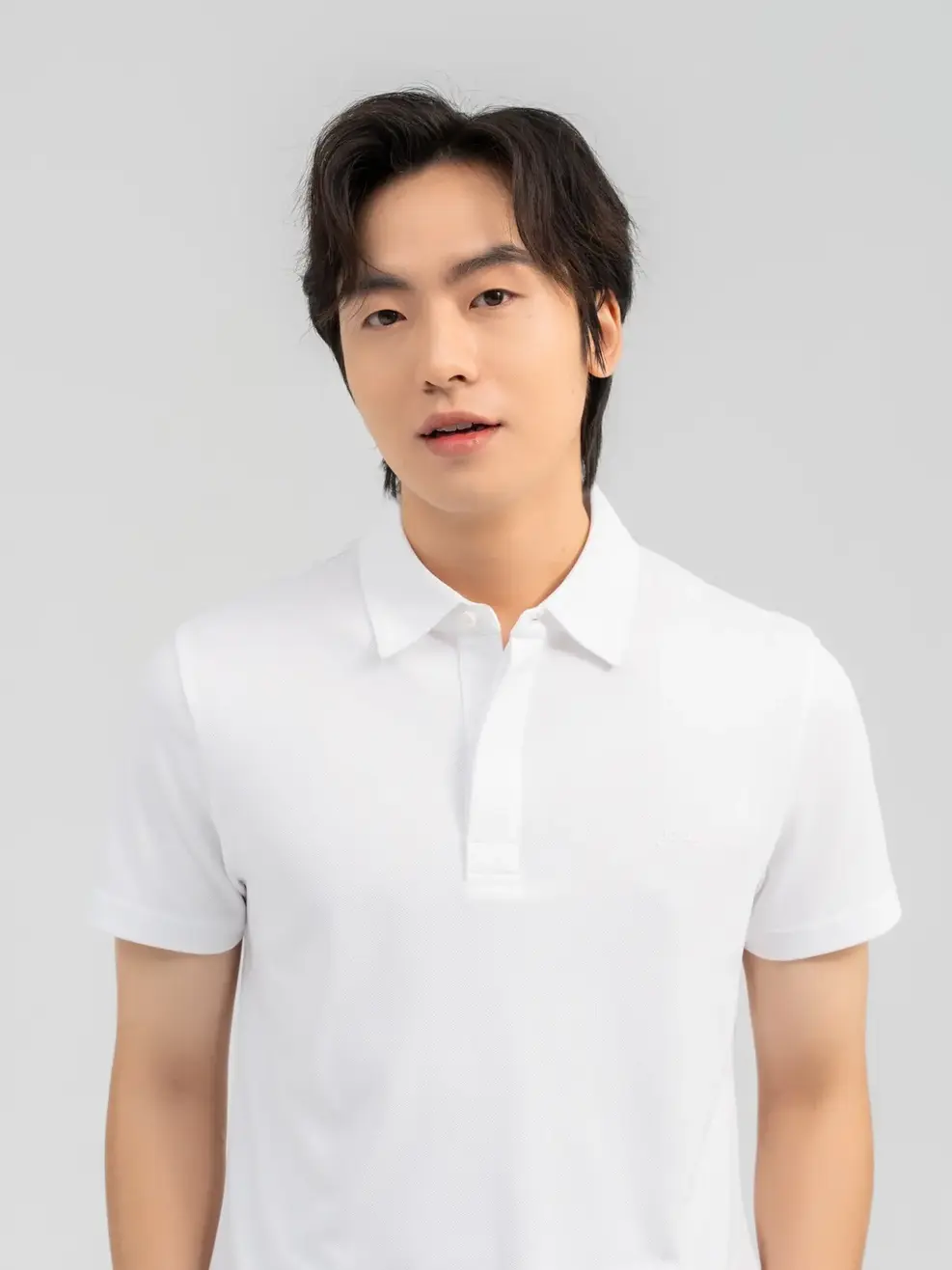 Polo Nam Cafe Nẹp Giấu Cúc - Trắng - 3XL