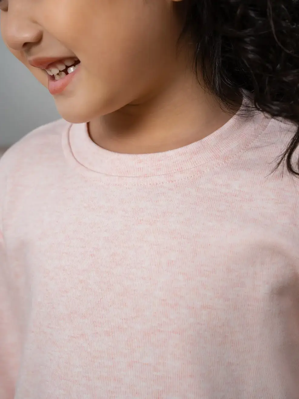 Bộ đồ kid trơn túi bụng - Hồng cam - 4