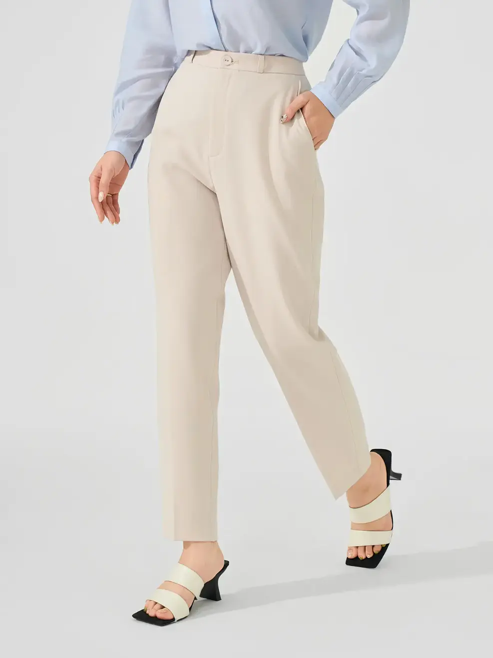 Quần baggy essential - Be 006 - S