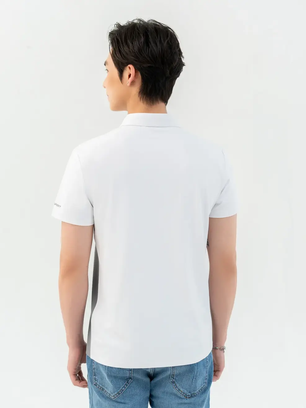 Polo Thể Thao Nam Phối Màu - Xám - M