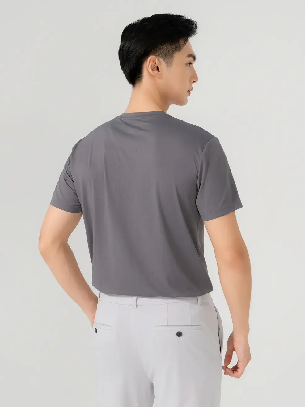 T-shirt Nam Traffic Sport Siêu Nhẹ - Ghi Đậm - M