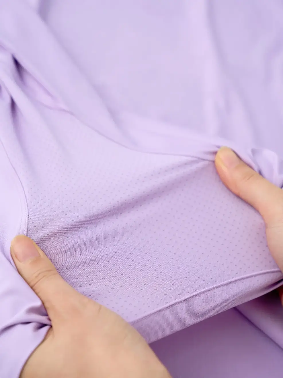 Áo Phông Thể Thao Phối Lưới Thoáng Khí - TÍM 031 - S