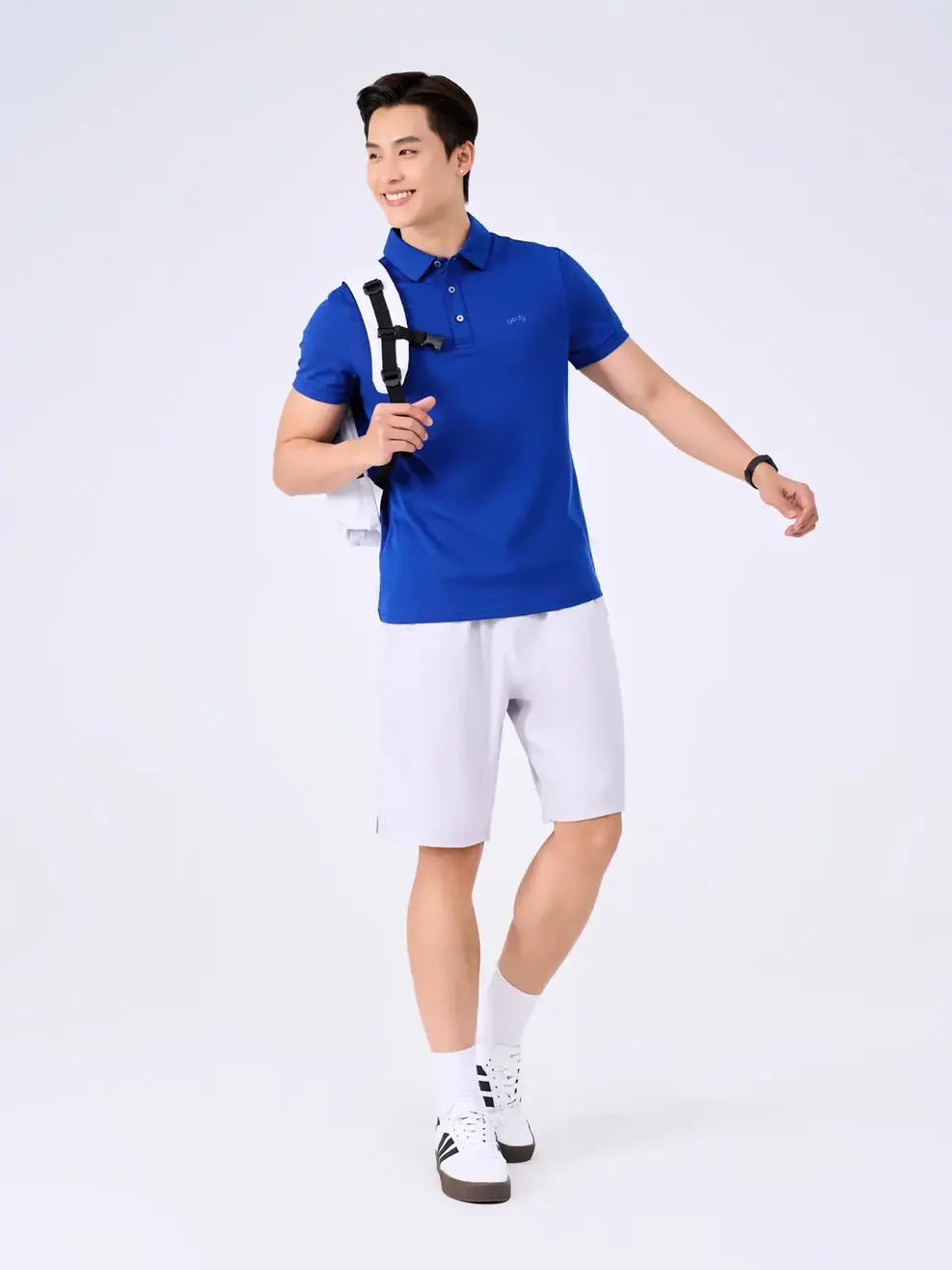 Polo Nam Gia Đình - Xanh coban - M