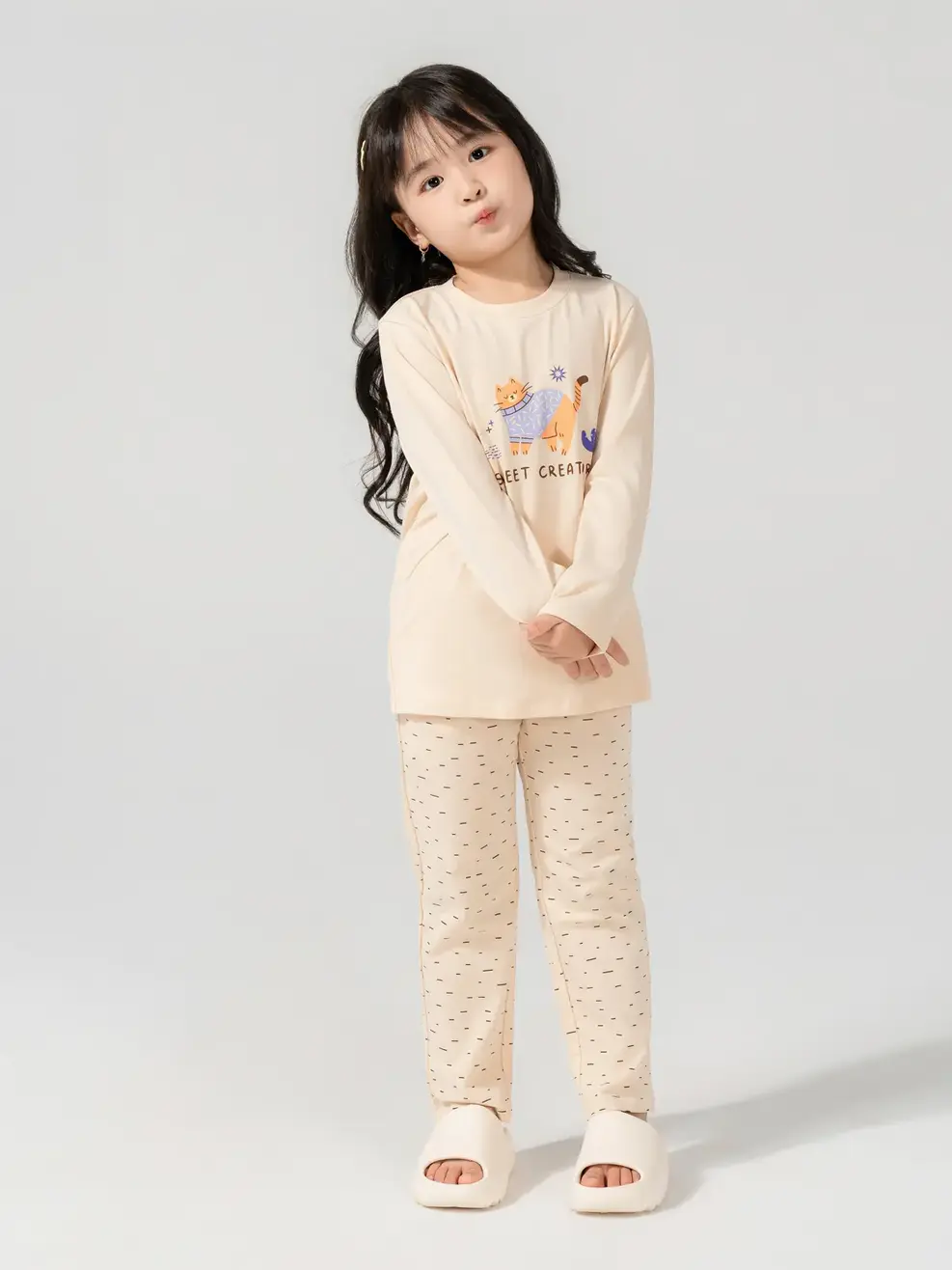 Bộ Đồ Thu Đông Trẻ Em Cat - Be - 2-3